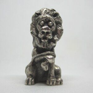 Ampersand Pewter Lion miniature pewter figurine